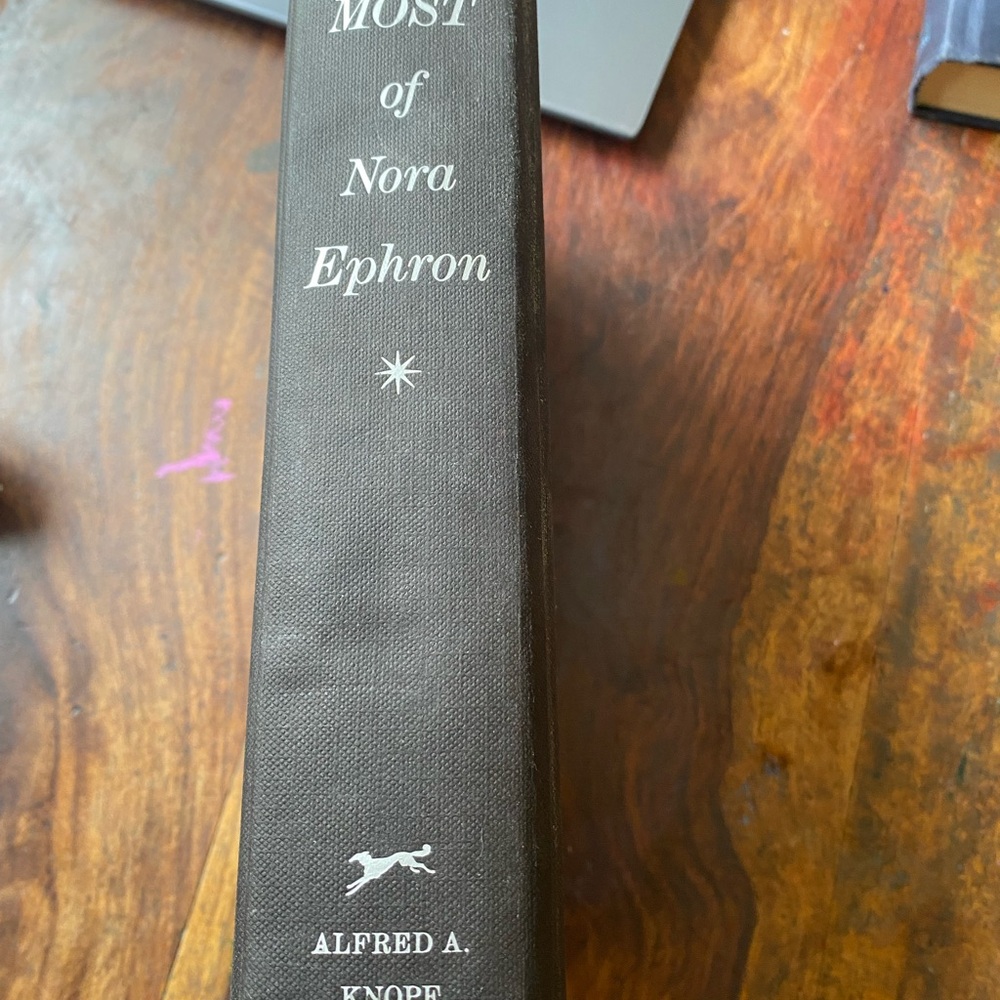 Book by the acclaimed writer and journalist Nora Ephron.